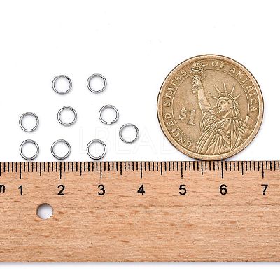Tarnish Resistant 304 Stainless Steel Split Rings STAS-E010-5x1mm-2-1