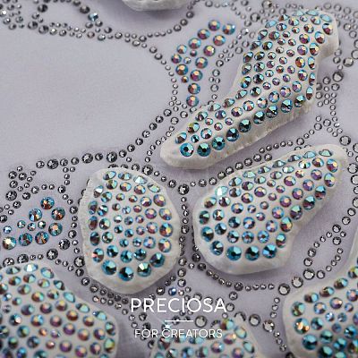 Preciosa&reg Crystal Hotfix Flatback Stones Y-PRC-HSS6-00520-200-1