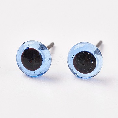 Craft Glass Doll Eyes LS-DIY-WH0020-B03-10mm-1
