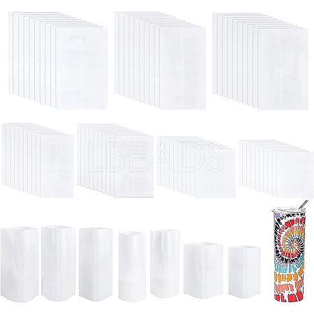 70Pcs 7 Style PET Heat Shrink Bag ABAG-BC0001-31-1