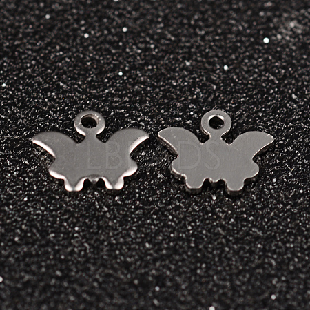 Butterfly 304 Stainless Steel Charms STAS-M249-10-1