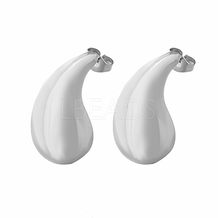 Non-Tarnish 304 Stainless Steel Stud Earrings for Women IL8099-7-1