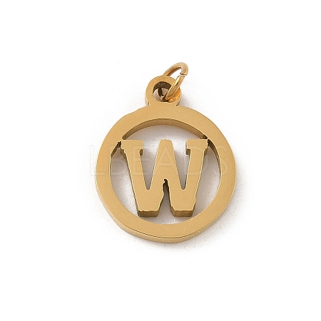304 Stainless Steel Charms
with Jump Ring LS-STAS-R001-02G-W-1