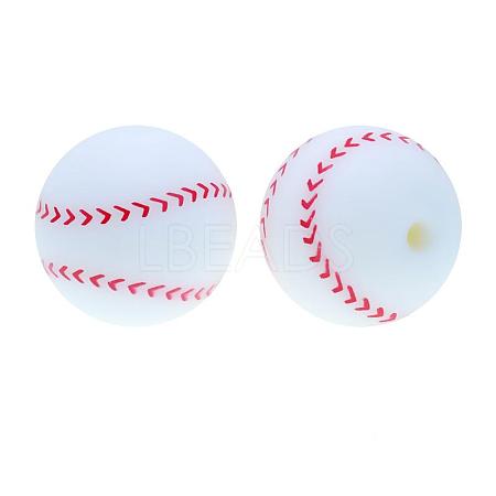 Sports Food Grade Eco-Friendly Silicone Focal Beads LS-SI-JX0059A-01-1