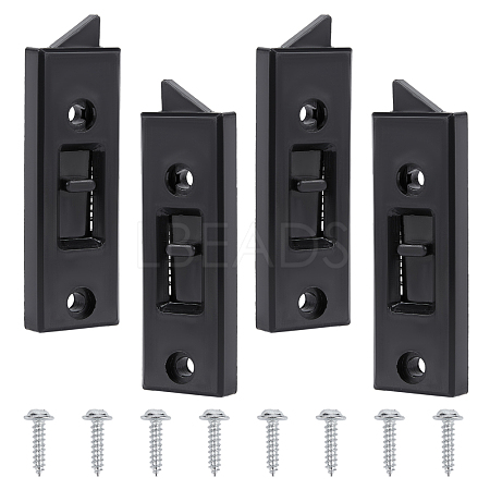 2 Pairs Plastic Window Latch Locks KY-GF0001-26A-1