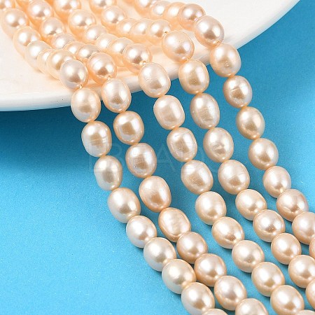 Natural Cultured Freshwater Pearl Beads Strands PEAR-I007-01D-01B-1