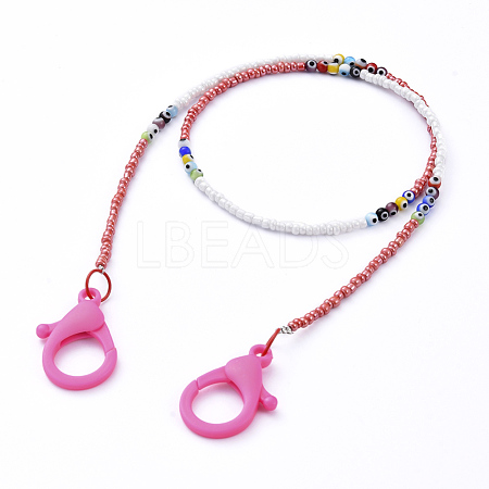 (Jewelry Parties Factory Sale)Personalized Beaded Necklaces NJEW-JN02853-02-1