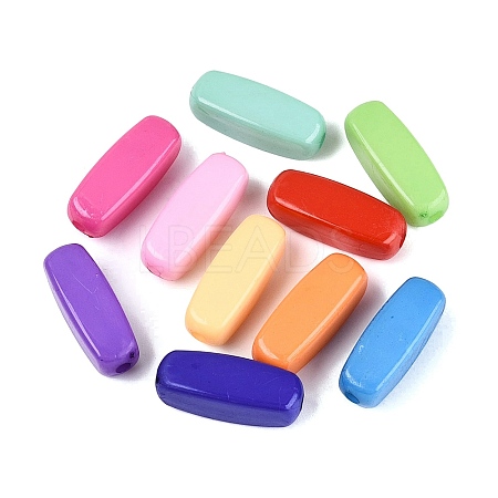 Opaque Plastic Beads KY-N025-58-1