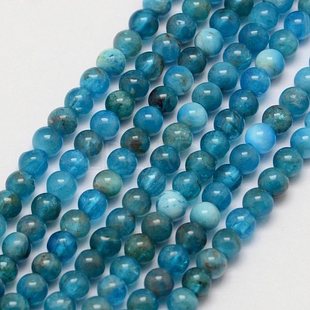 Natural Apatite Beads Strands G-D856-01-4mm-1