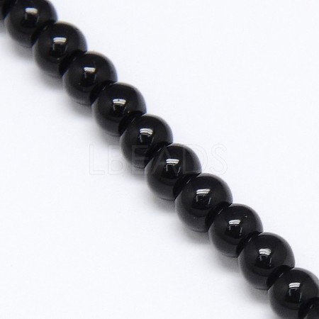 Crystal Glass Round Beads Strands EGLA-F037-4mm-B03-1