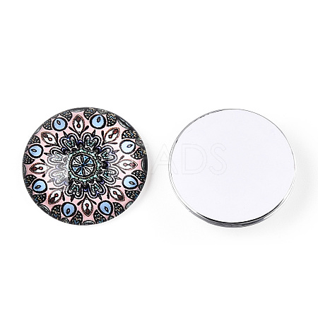 Glass Cabochons GGLA-T004-10-15-1