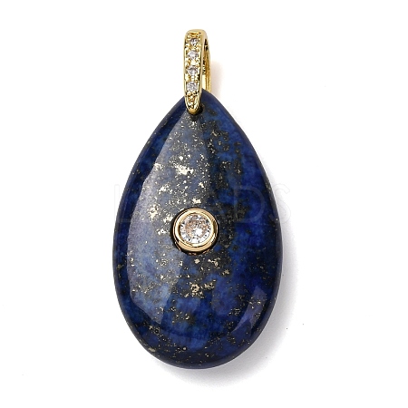 Natural Lapis Lazuli Pendants G-B188-01G-06-1