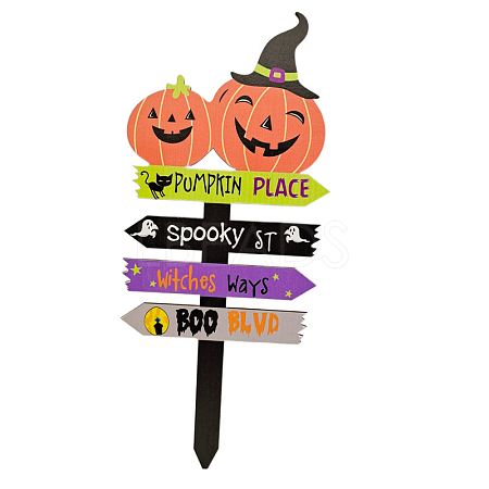 Halloween Theme Wood Garden Stake HAWE-PW0001-116D-1