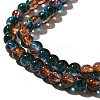 Crackle Glass Beads Strands CCG-C002-6mm-08-3