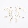 304 Stainless Steel Earring Hooks STAS-P221-04G-01-1