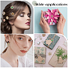 100Pcs 10 Colors Alloy Rhinestone Cabochons FIND-GF0005-91-5