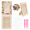 DIY Mosaic Photo Frame Making Kit DIY-OC0004-46-1