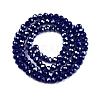 Electroplate Glass Beads Strands EGLA-A044-P3mm-A07-3