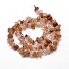 Natural Rutilated Quartz Chip Beads Strands X-G-E271-91-2