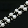 Handmade Glass Pearl Beads Chains X-AJEW-ph00493-01-2