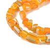 Handmade Millefiori Lampwork Beads Strands LAMP-P070-02A-4