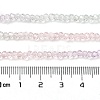 Transparent Painted Glass Beads Strands DGLA-A034-T1mm-A23-3