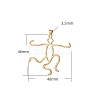 Brass Pendants Cabochon Setting PW-WG77390-06-1