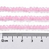Baking Paint Imitation Jade Glass Bead Strands X-DGLA-A034-J4MM-A26-3