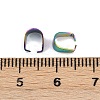 304 Stainless Steel Snap On Bails STAS-C135-01A-RC-3