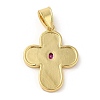 Eco-Friendly Brass Pendants KK-M246-02G-2
