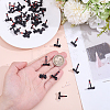 42Pcs Spray Painted Alloy Stud Earring Findings FIND-ME0004-22A-5