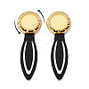 Alloy & Iron Bookmark Cabochon Settings PALLOY-N184-05G-4