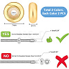 4Pcs 2 Colors Sterling Silver Spacer Beads STER-PH0001-64-2