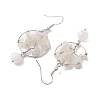 Natural Gemstone Dangle Earrings EJEW-JE05747-6