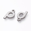 Tarnish Resistant 304 Stainless Steel Pendants STAS-A045-08P-2