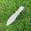 Natural Quartz Crystal Carved Healing Dagger Figurines PW-WG52324-22-1