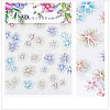 5D Flower/Leaf Watermark Slider Art Stickers MRMJ-S008-084Q-1