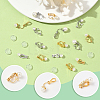 24Pcs 2 Styles 304 Stainless Steel Clip-on Earring Findings with Imitation Pearl Plastic Beaded STAS-SC0010-46C-3