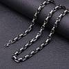 Stainless Steel Byzantine Chains Necklaces for Men FS-WG56795-89-1