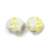 Shell Shape Glazed Porcelain Beads PORC-E022-01C-2