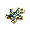 304 Stainless Steel Enamel Pendants STAS-I355-11G-01-2