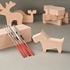 DIY Wood Carving Craft Kit DIY-E026-10-3
