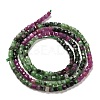 Natural Ruby in Zoisite Beads Strands LS-G-K373-A02-01-4