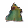 Natural Agate Pendants G-S299-28-2