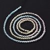 Transparent Gradient Color Glass Beads Strands GLAA-G101-2mm-16-5