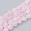 Natural Rose Quartz Beads Strands G-S332-6mm-013-1