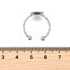 304 Stainless Steel Cuff Ring Components RJEW-H250-03B-P-3