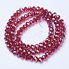 Electroplate Glass Beads Strands EGLA-A034-T10mm-A06-2