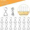 50Pcs Brass Ice Pick Pinch Bails IFIN-FS0001-47B-5