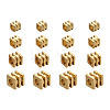 Brass Spacer Beads KK-PJ0001-12G-2